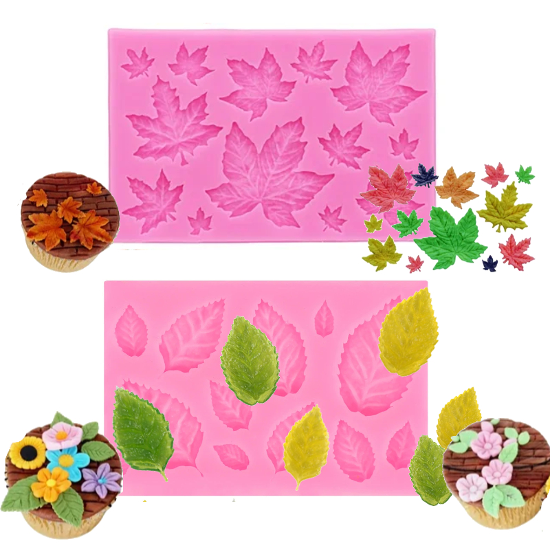 Maple Leaf Silicone Mold Set f - đánh giá và giá Soap Making Ins