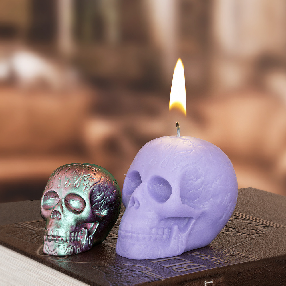 Multi Size Skull Head Silicone - đánh giá và giá Soap Making Ins