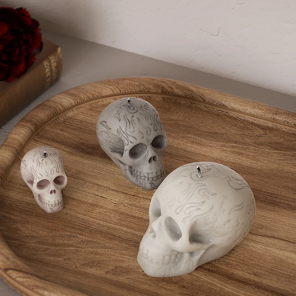 Multi Size Skull Head Silicone - đánh giá và giá Soap Making Ins