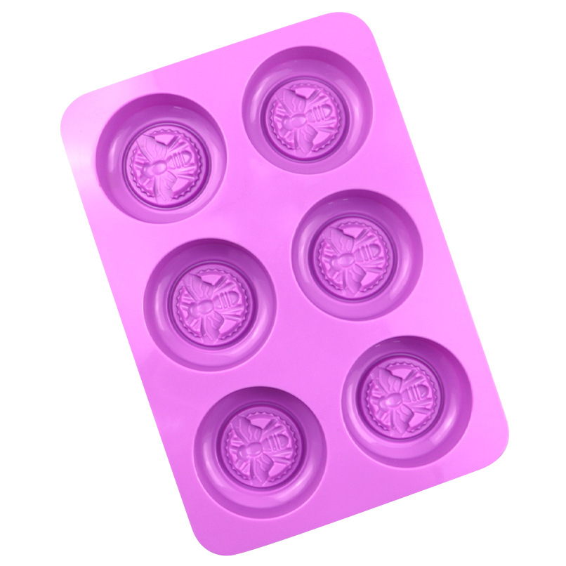 6-Cavity Honeycomb Bee Silicon - đánh giá và giá Soap Making Instructions