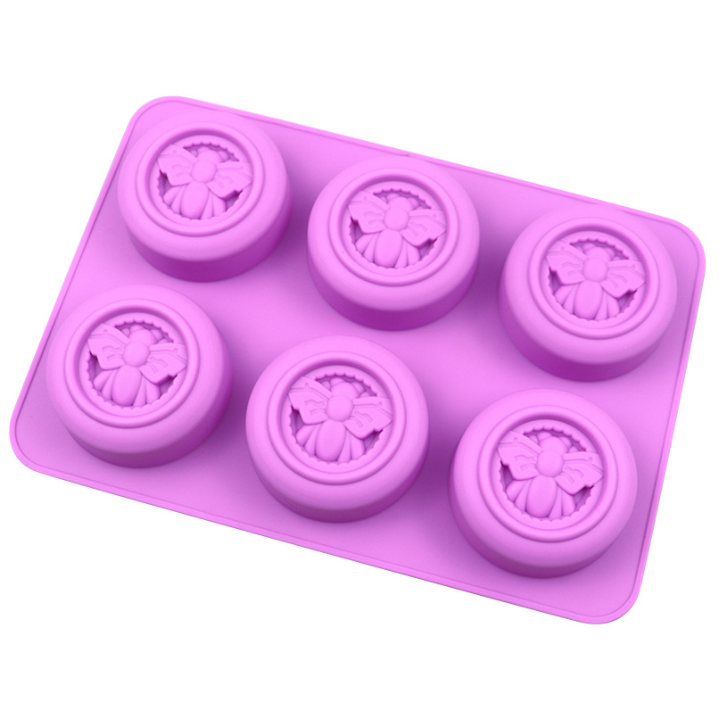 6-Cavity Honeycomb Bee Silicon - đánh giá và giá Soap Making Instructions